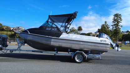 Used Stabi Craft 1850, Yamaha F100 with under 200 hours, Brand new Trailer, at Warren Hay Marine, Used Boats. 