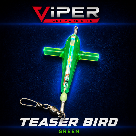 Viper green teaser bird ideal from chasing Marlin 