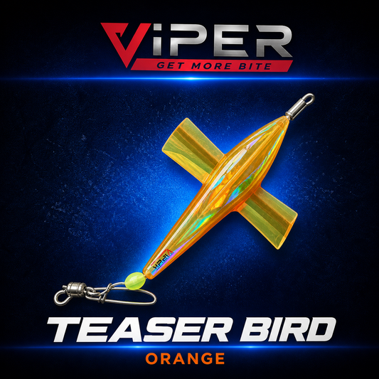 Viper Orange Teaser Bird. made strong, ideal for targetting Tuna 