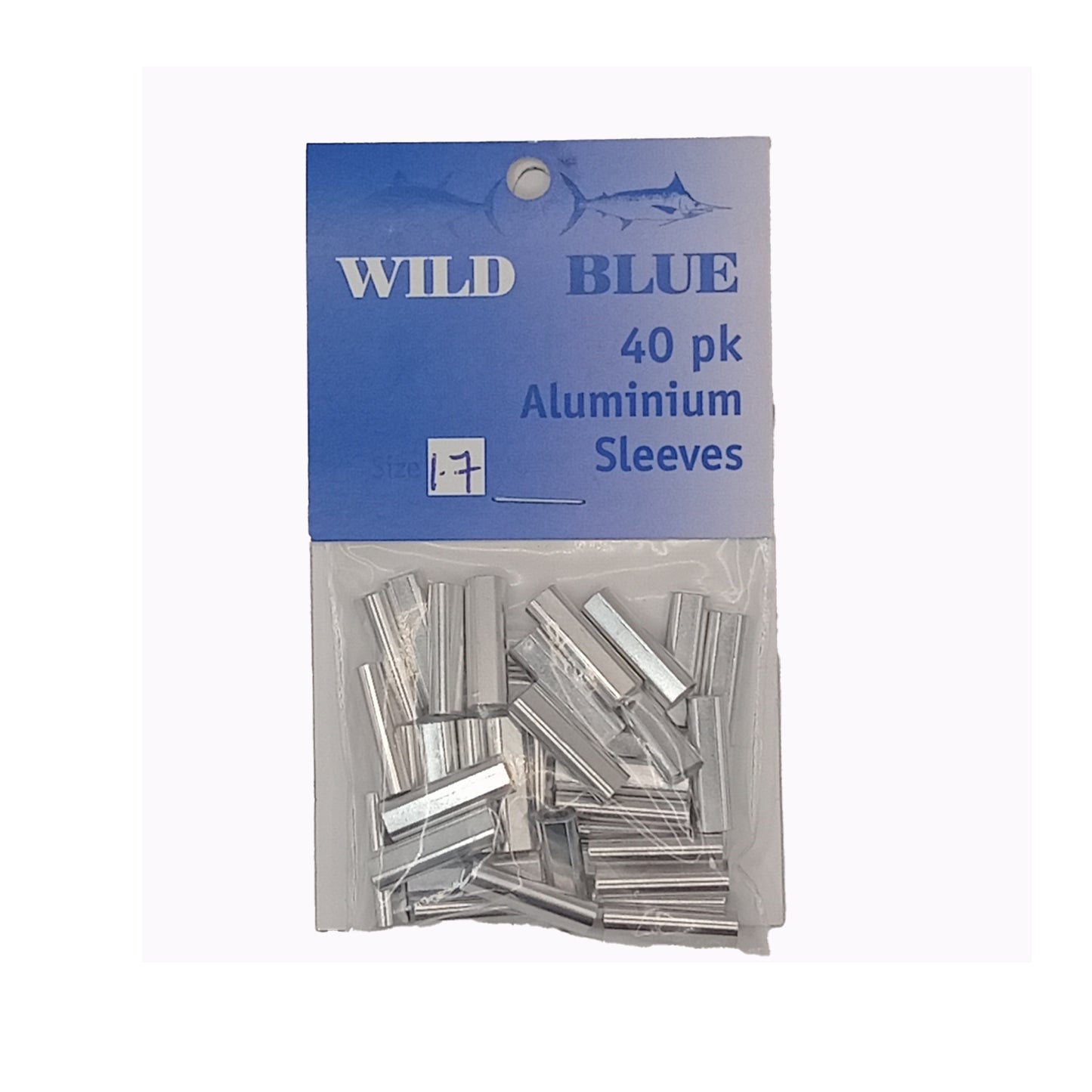 Wild Blue Alloy Crimps