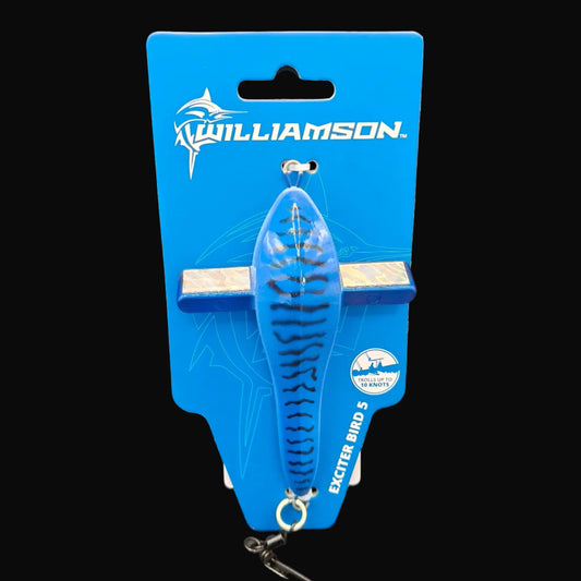 Williamson Exciter Bird 5 surface teaser bird for high-speed trolling up to 10 knots