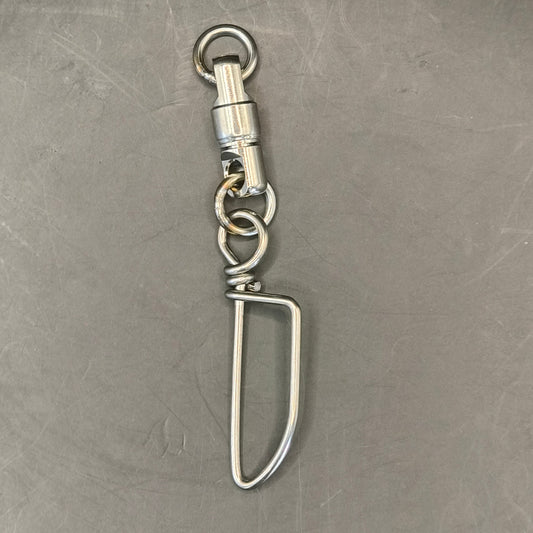 Heavy-duty stainless steel Yo-Zuri ball bearing swivels corrosion-resistant