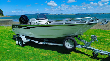 Extreme Enduro 1770 centre console style alloy fishing boat with Suzuki DF100 engine and trailer