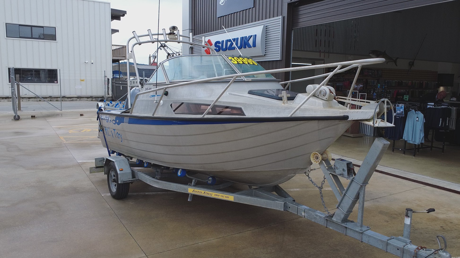 Ramco Fishmaster 580, used boat for sale, Warren Hay Marine, Whangarei
